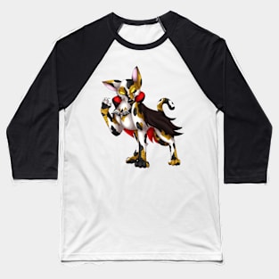 VampiCat: Calico Tabby Baseball T-Shirt